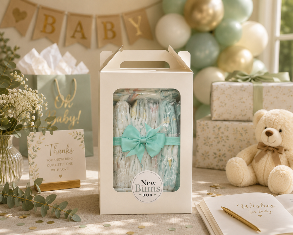 New Bums Box as a thoughtful gift for a new mom