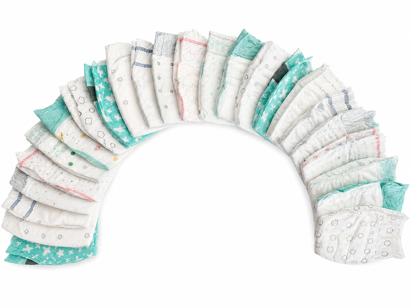 Discovery sleeve with Size 1 diapers
